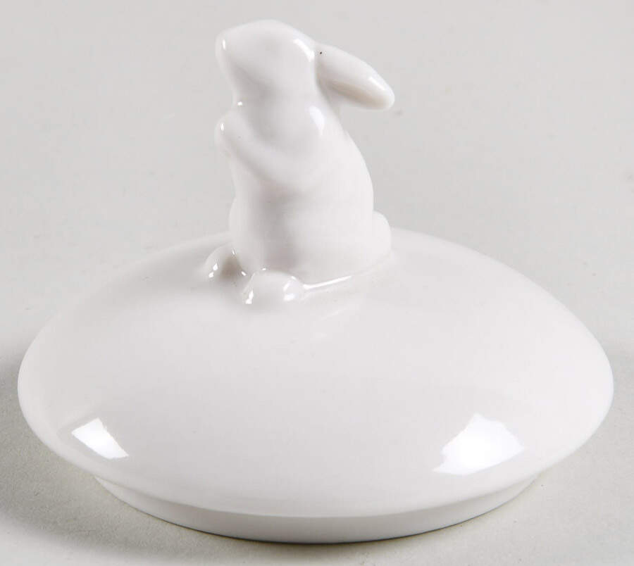 Bunny (Figural) Lid for Sugar Bowl by Grace's Teaware-1