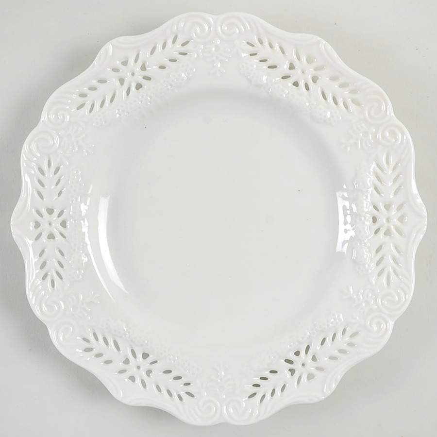 Victorian Lace Salad Plate by Grace's Teaware-1