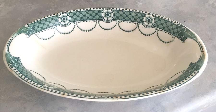 Alton 10" Oval Vegetable Bowl by Grimwades (England)-1