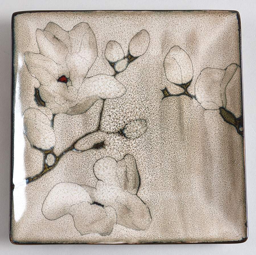 Clarice Square Salad/Dessert Plate by Gibson Designs-1