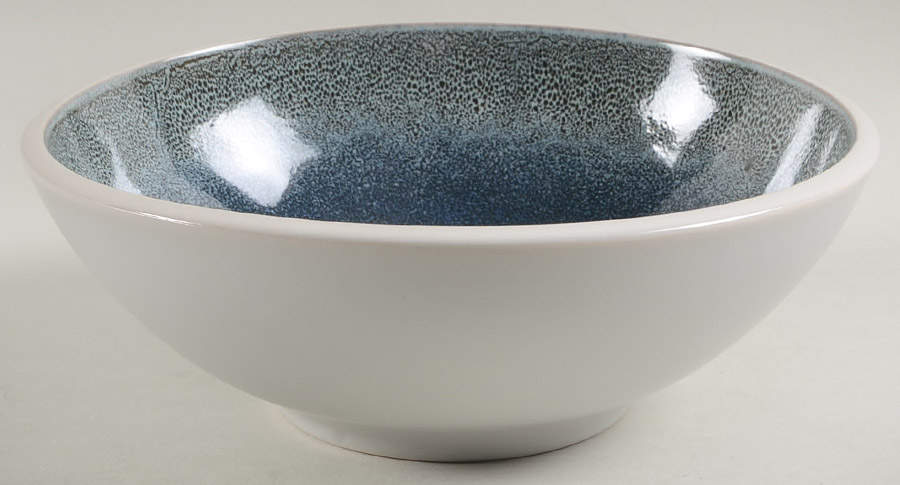 Namastay Blue Soup/Cereal Bowl by Gibson Designs-1