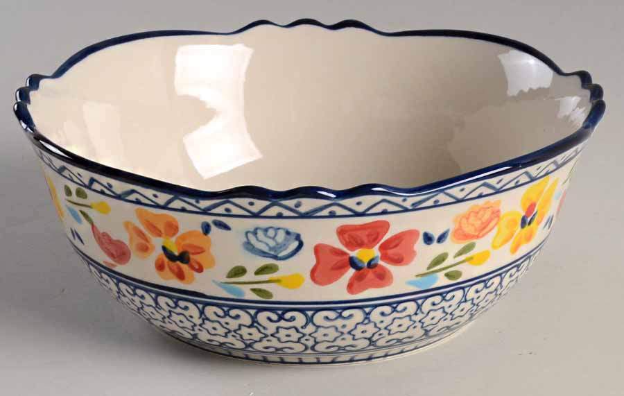 Luxembourg 8" Round Serving Bowl by Gibson Designs-1