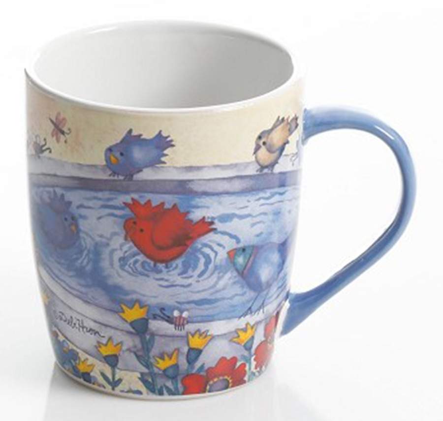 Birdhouse Floral Mug by Gibson Designs-1