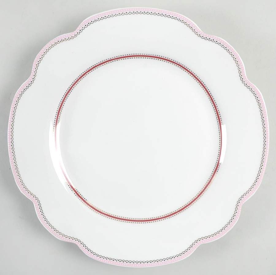 Josephine Pink Dinner Plate by Grace's Teaware-1