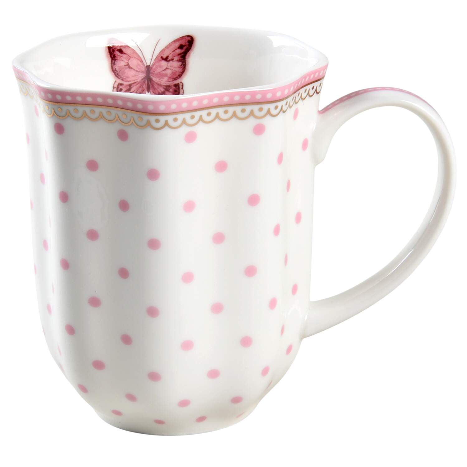 Josephine Pink Mug by Grace's Teaware-1