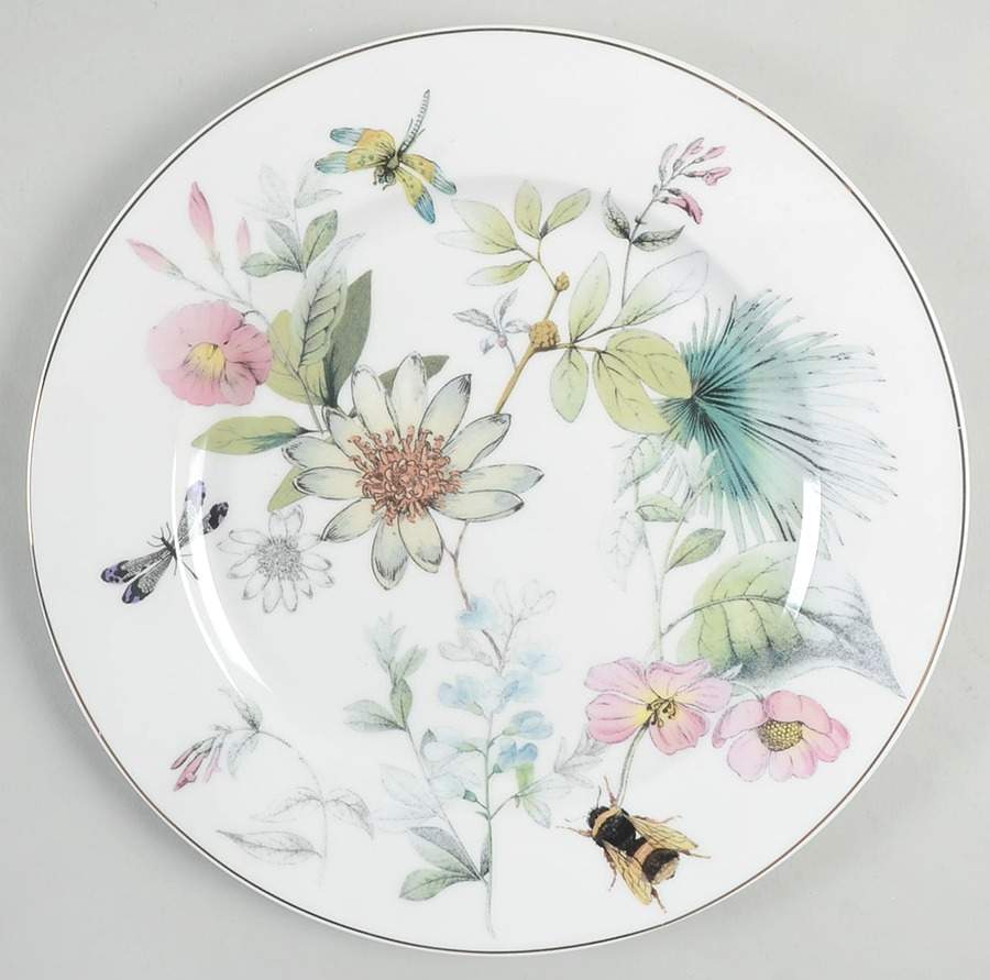 Dragonfly Dinner Plate by Grace's Teaware-1
