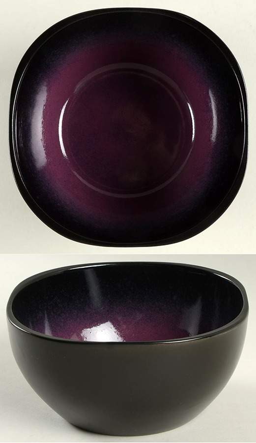 Tocata Lounge Purple Soup/Cereal Bowl by Gibson Designs-1