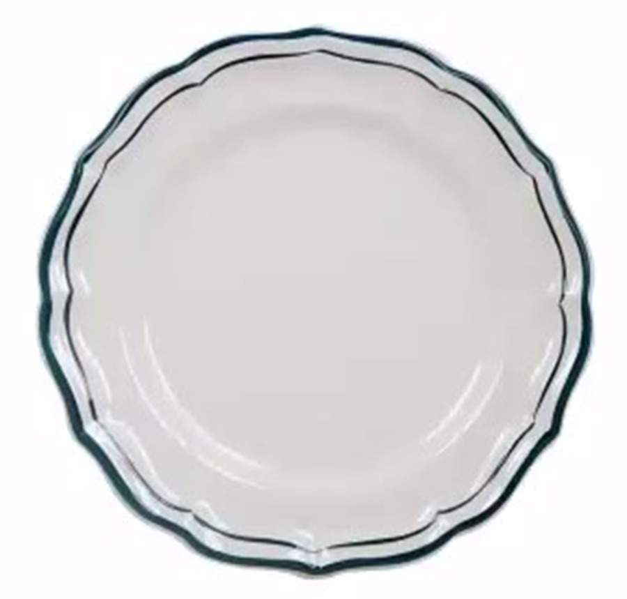 Filets Acapulco (Ocean Blue) Salad/Dessert Plate by Faiencerie De Gien-1