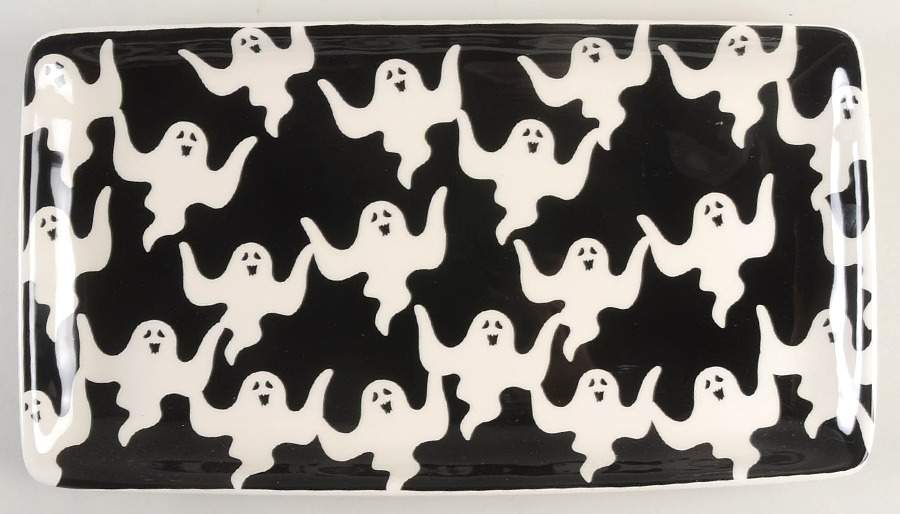 Halloween Icon 14" Rectangular Tray by Grace's Teaware-1