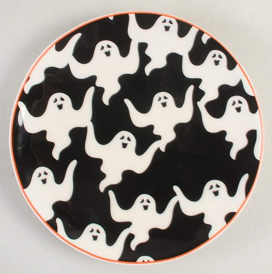 Halloween Icon Appetizer Plate by Grace's Teaware-1