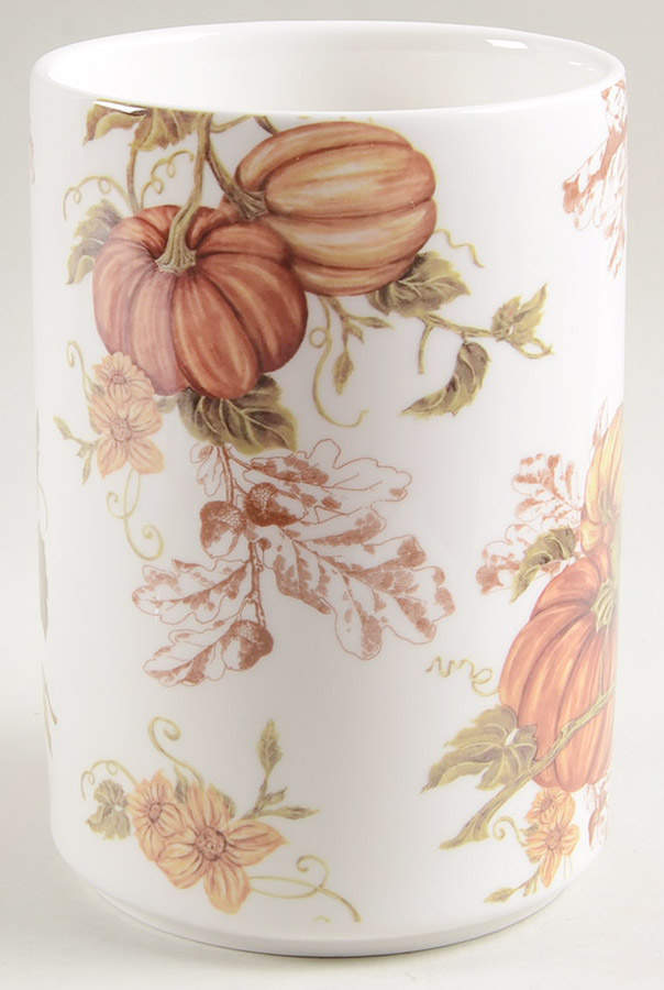 Pumpkin Vine Medium Canister No Lid by Grace's Teaware-1