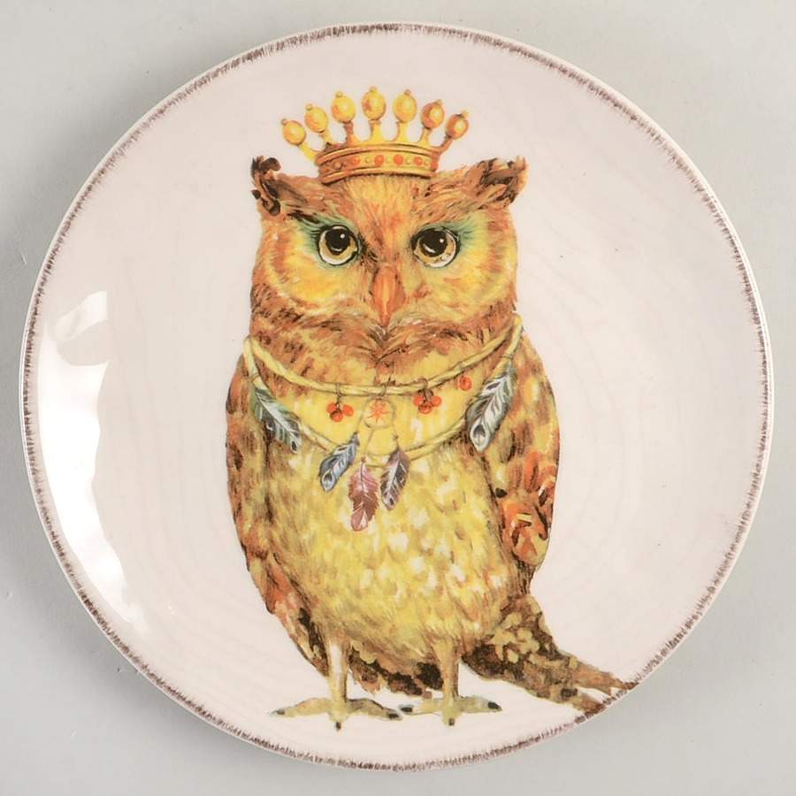 Royal Forest Animal Salad/Dessert Plate by Grace's Teaware-1