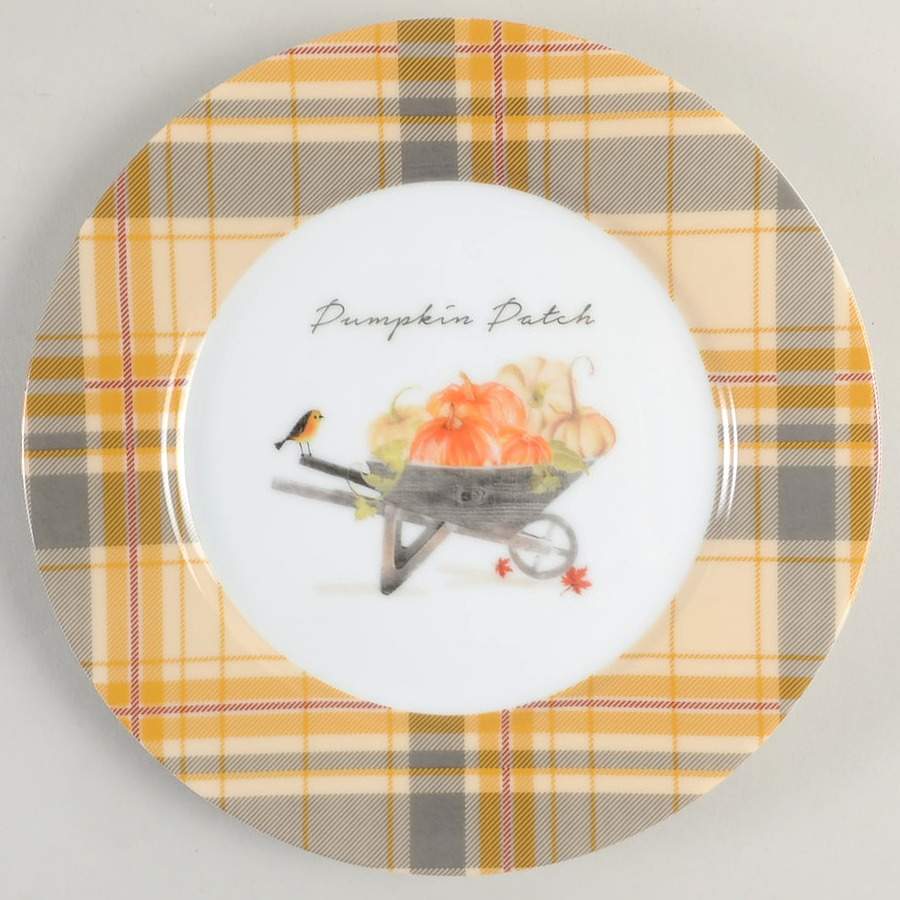 Pumpkin Patch Salad Plate by Grace's Teaware-1