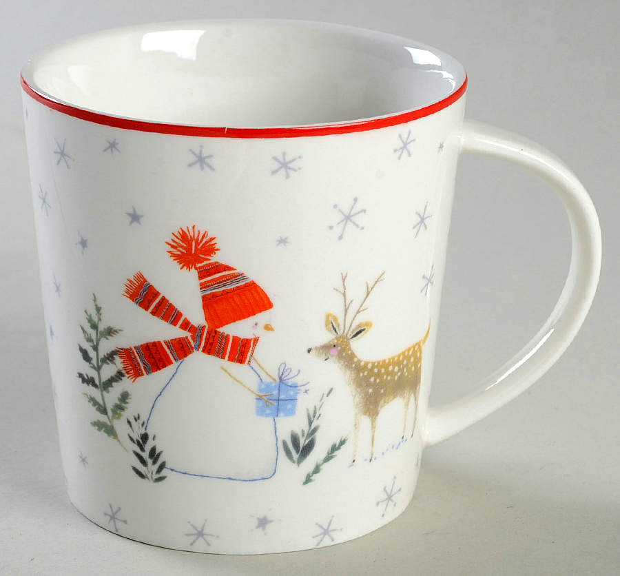 Snowman Deer Mug by Grace's Teaware-1