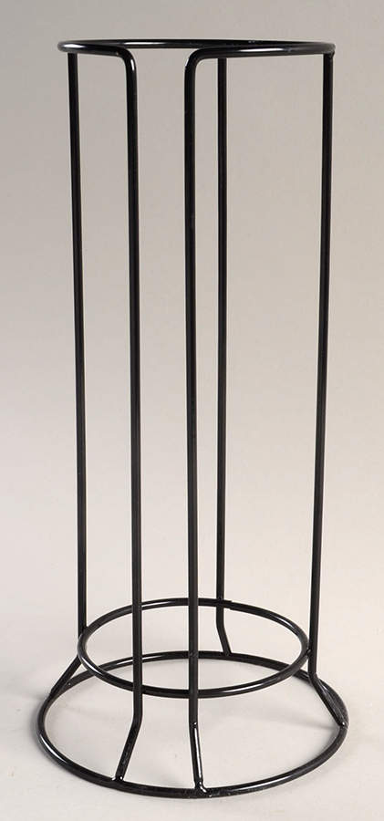 Plaid Poinsettia Metal Holder for 4 Stackable Mugs by Grace's Teaware-1