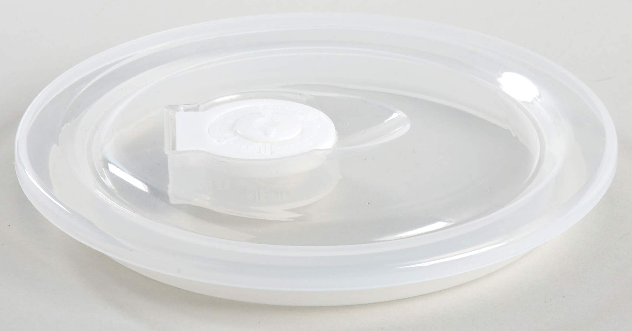 Plaid Poinsettia Plastic Lid for 5" Ceramic Storage Bowl by Grace's Teaware-1