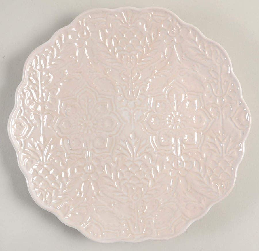 Portina Cream Salad/Dessert Plate by Gibson Designs-1