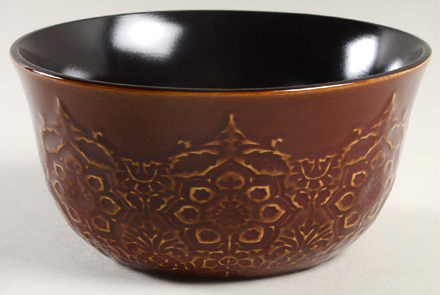 Portina Red Soup/Cereal Bowl by Gibson Designs-1