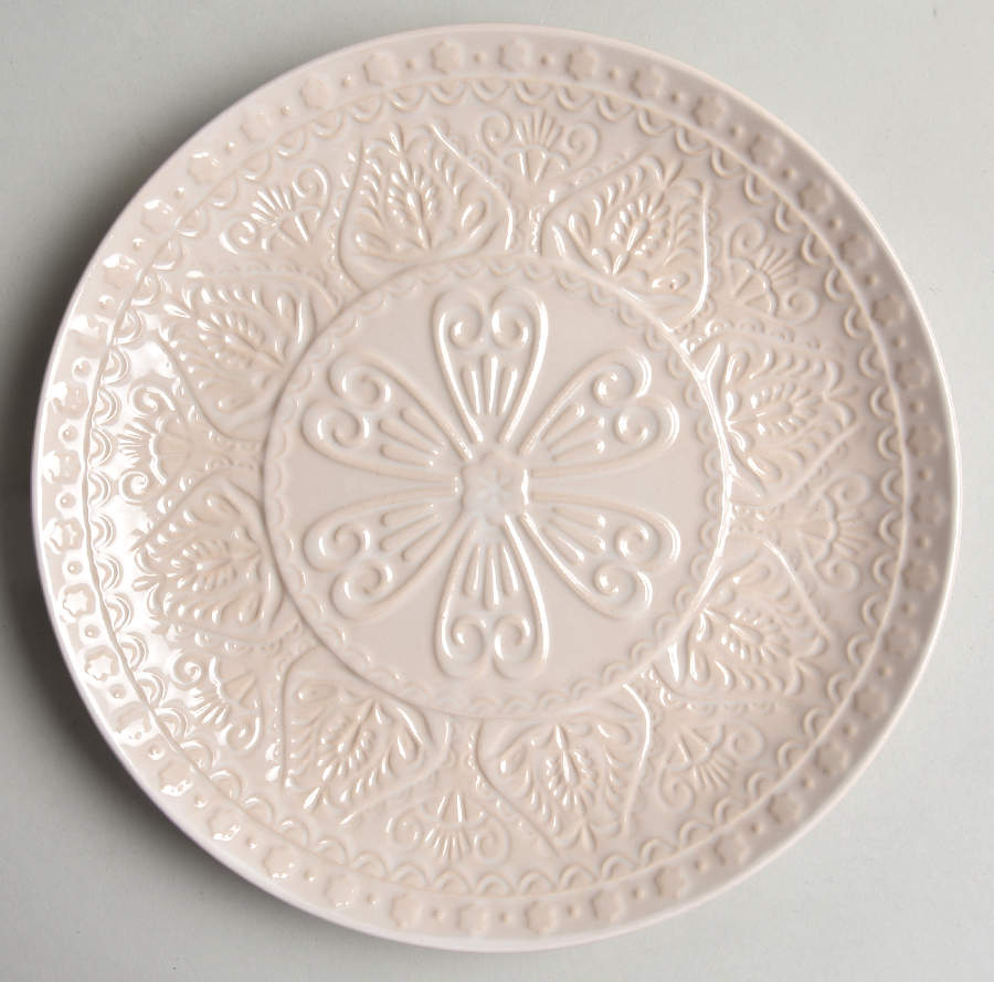 Milanto Cream Salad/Dessert Plate by Gibson Designs-1