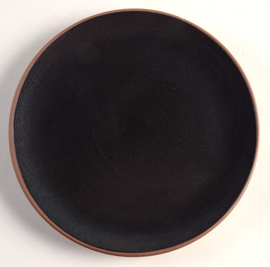 Contempo Classic Black Salad Plate by Gibson Designs-1