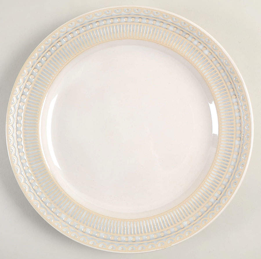 Amberdale Cream Dinner Plate by Gibson Designs-1