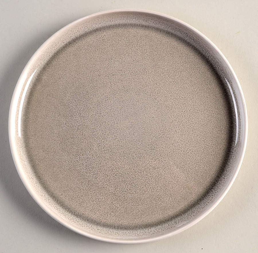 Global Edge Grey Salad/Dessert Plate by Gibson Designs-1