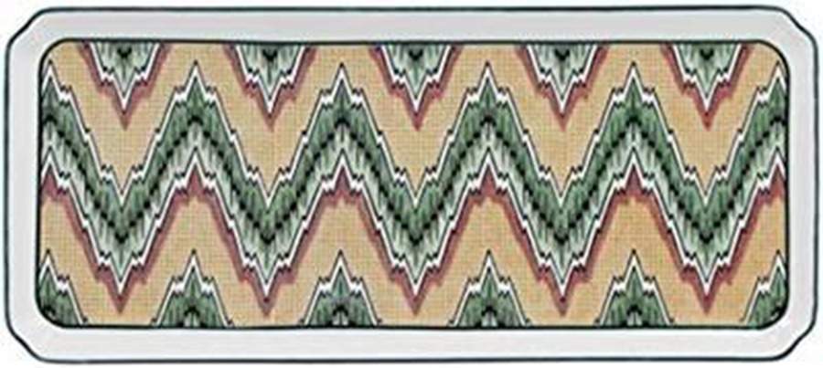 Dominote 14" Rectangular Tray by Faiencerie De Gien-1