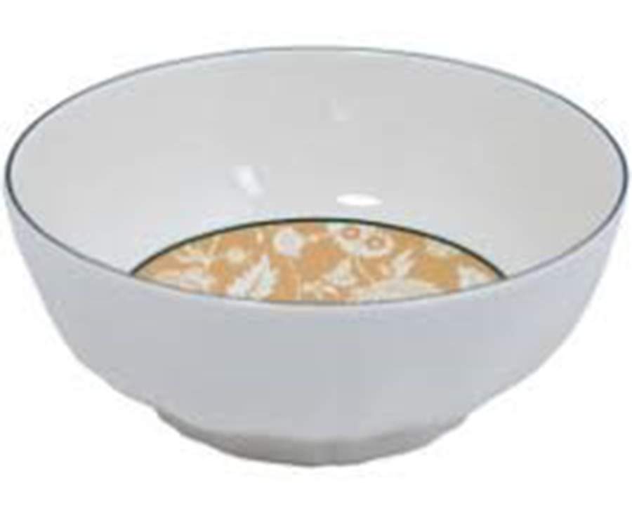 Dominote 8" Round Serving Bowl by Faiencerie De Gien-1