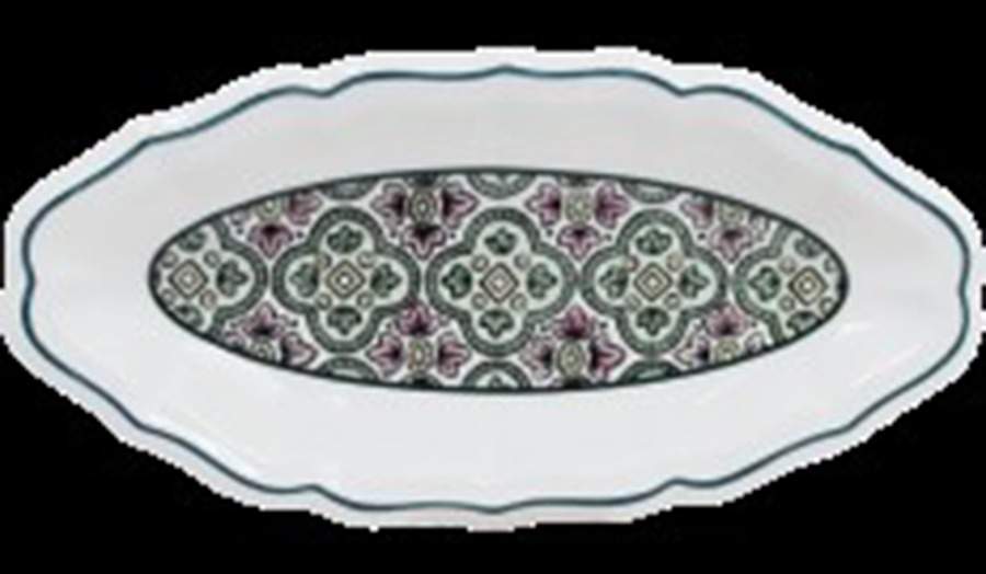 Dominote Pickle Dish by Faiencerie De Gien-1