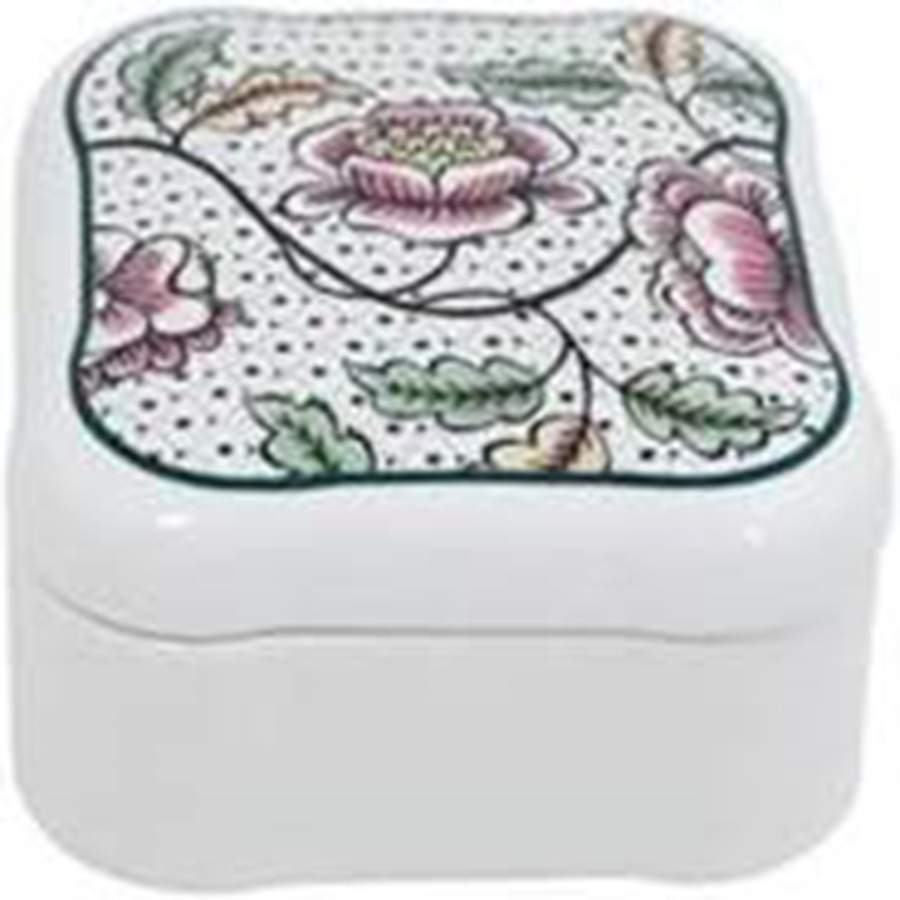 Dominote Square Candy Box by Faiencerie De Gien-1