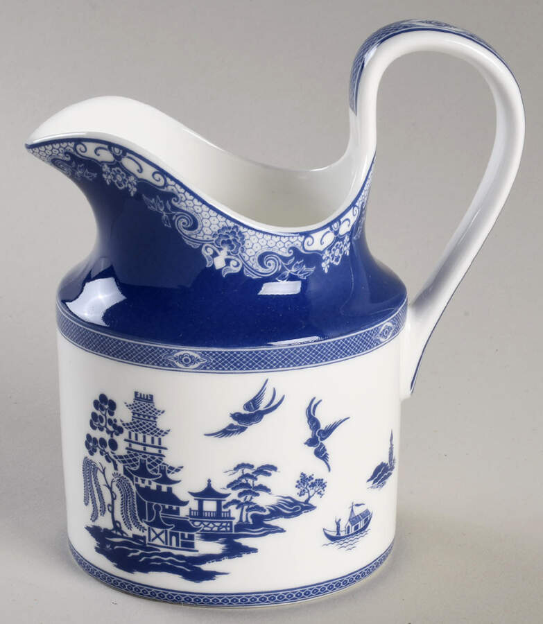 Blue Willow Creamer by Grace's Teaware-1