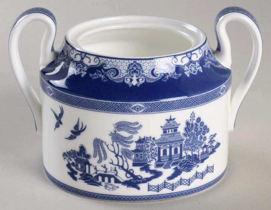Blue Willow Sugar Bowl No Lid by Grace's Teaware-1