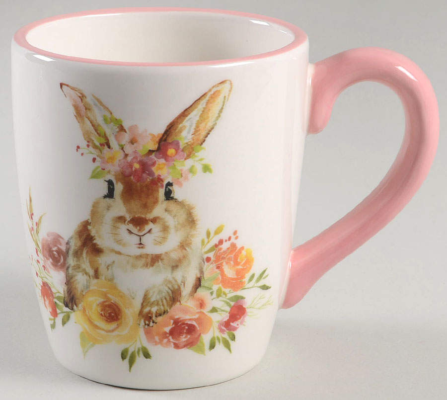 Posey Bunny Mug by Grace's Teaware-1