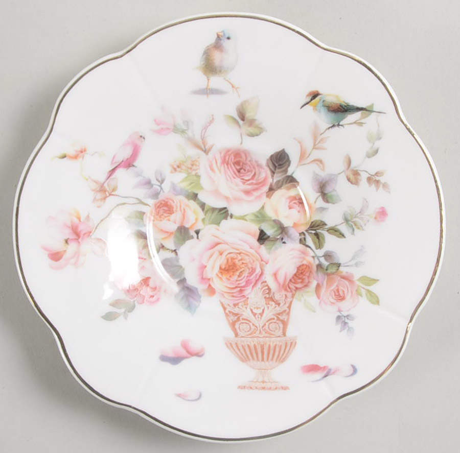 Magnolia Saucer for Flat Cup by Grace's Teaware-1