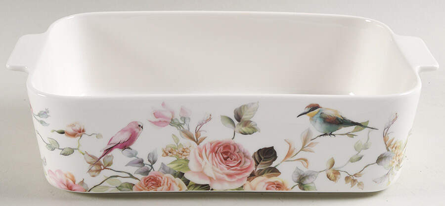 Magnolia Rectangular Baker No Lid by Grace's Teaware-1