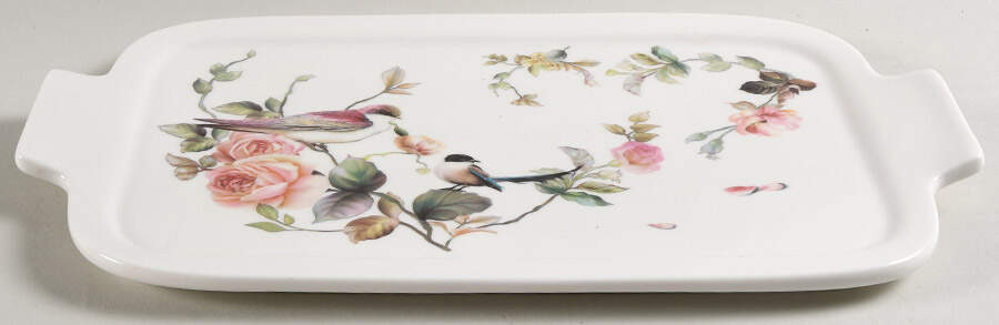Magnolia Lid for Rectangular Baker by Grace's Teaware-1