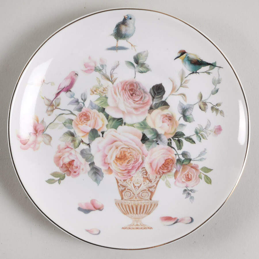 Magnolia Saucer for Flat Cup by Grace's Teaware-1