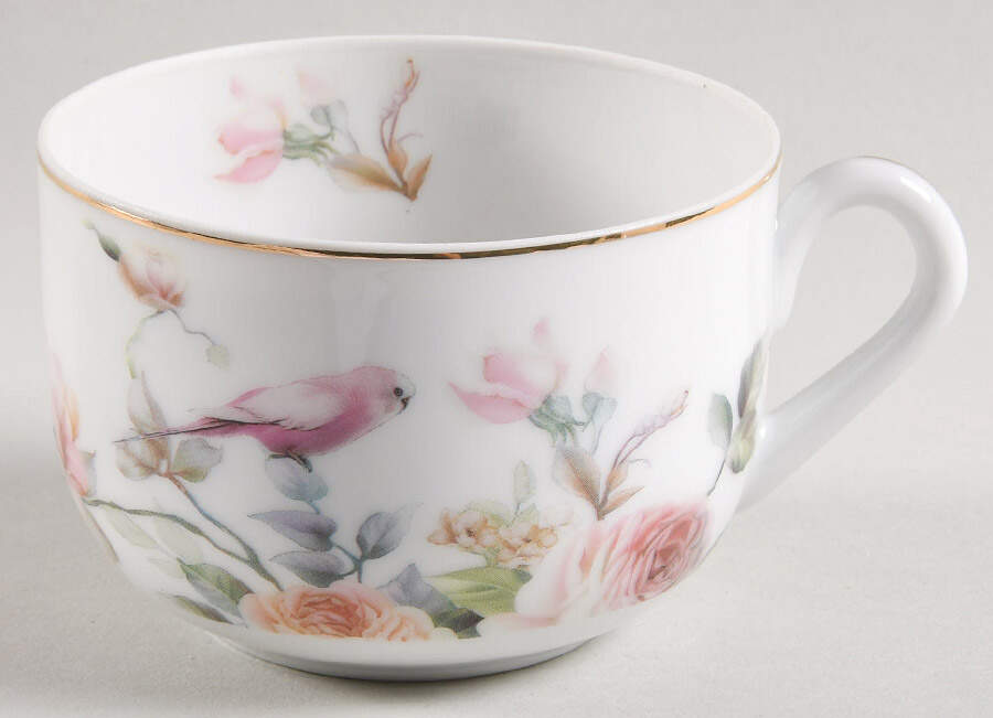 Magnolia Flat Cup by Grace's Teaware-1