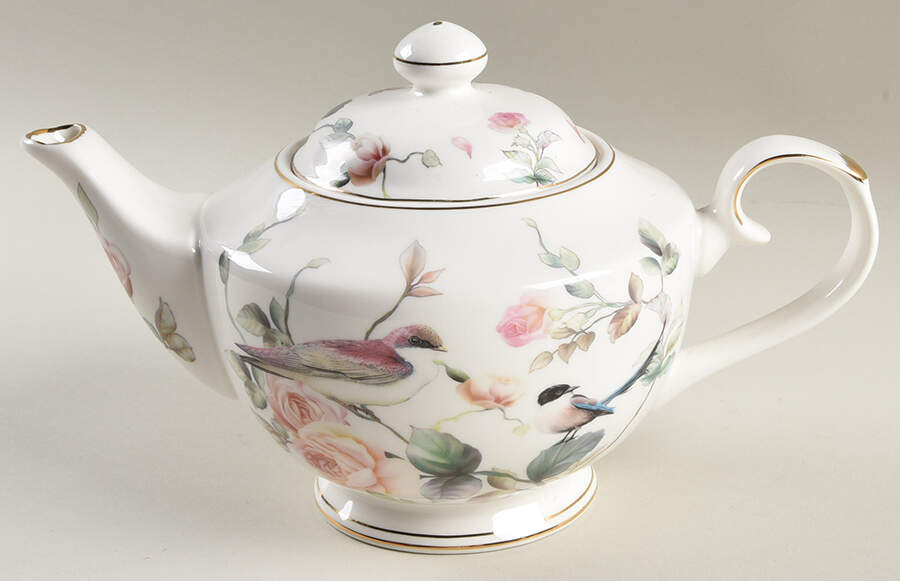 Magnolia Teapot & Lid by Grace's Teaware-1