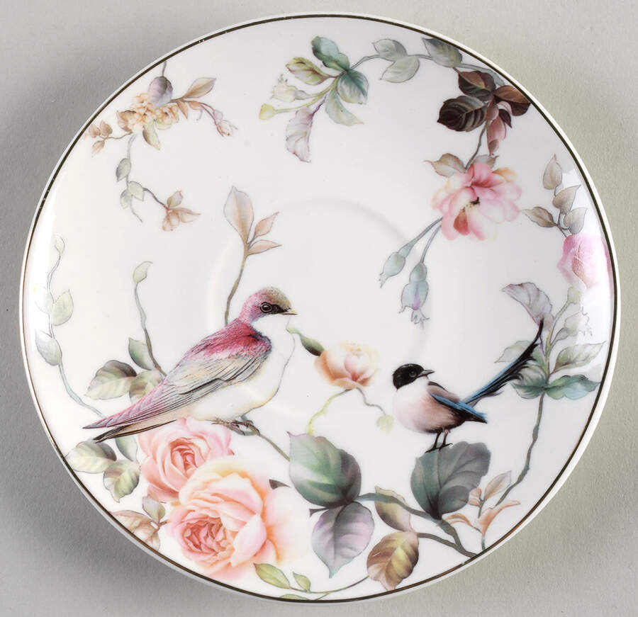 Magnolia Saucer by Grace's Teaware-1