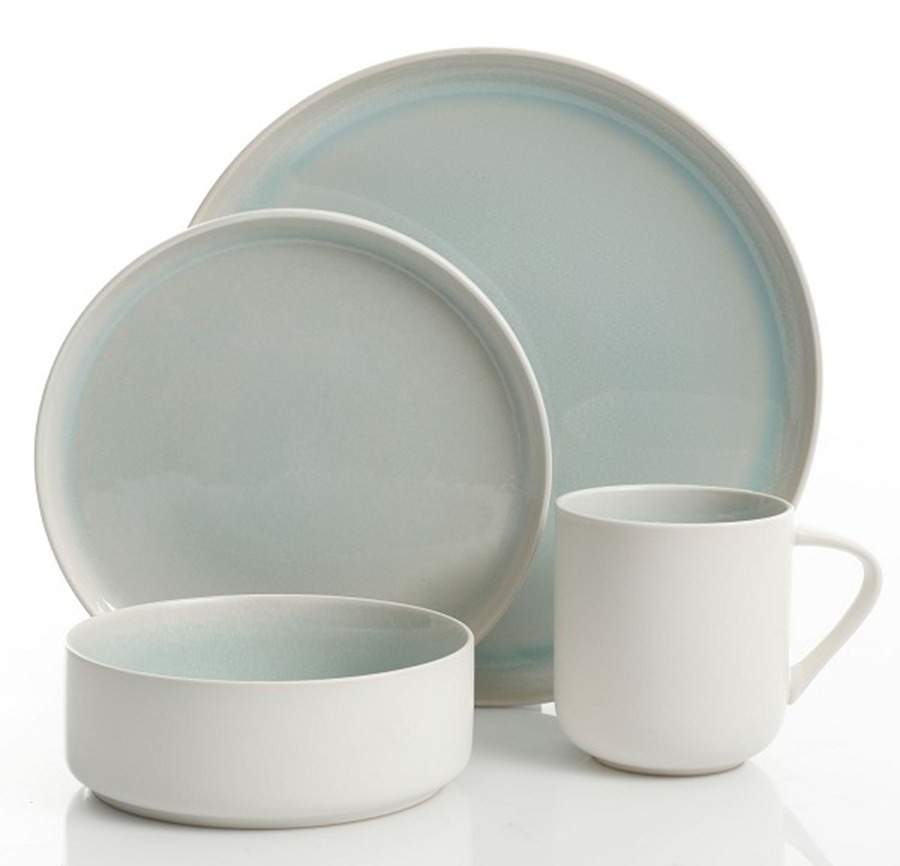 Global Edge Green Dinner Plate by Gibson Designs-1