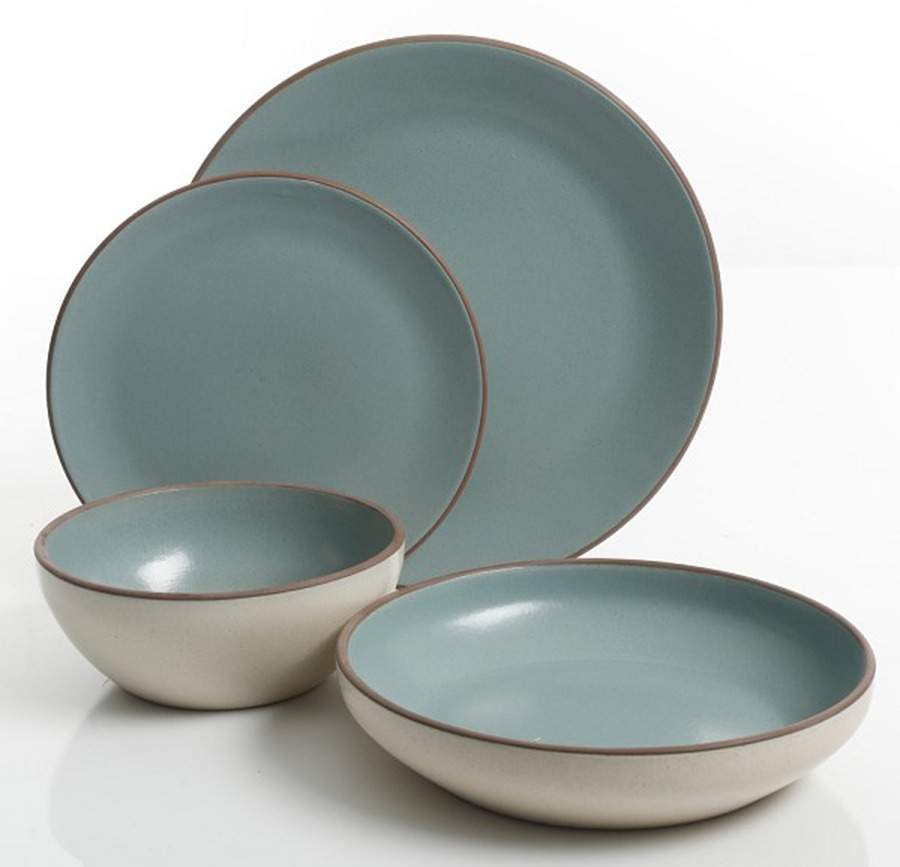 Contempo Classic Green Dinner Plate by Gibson Designs-1
