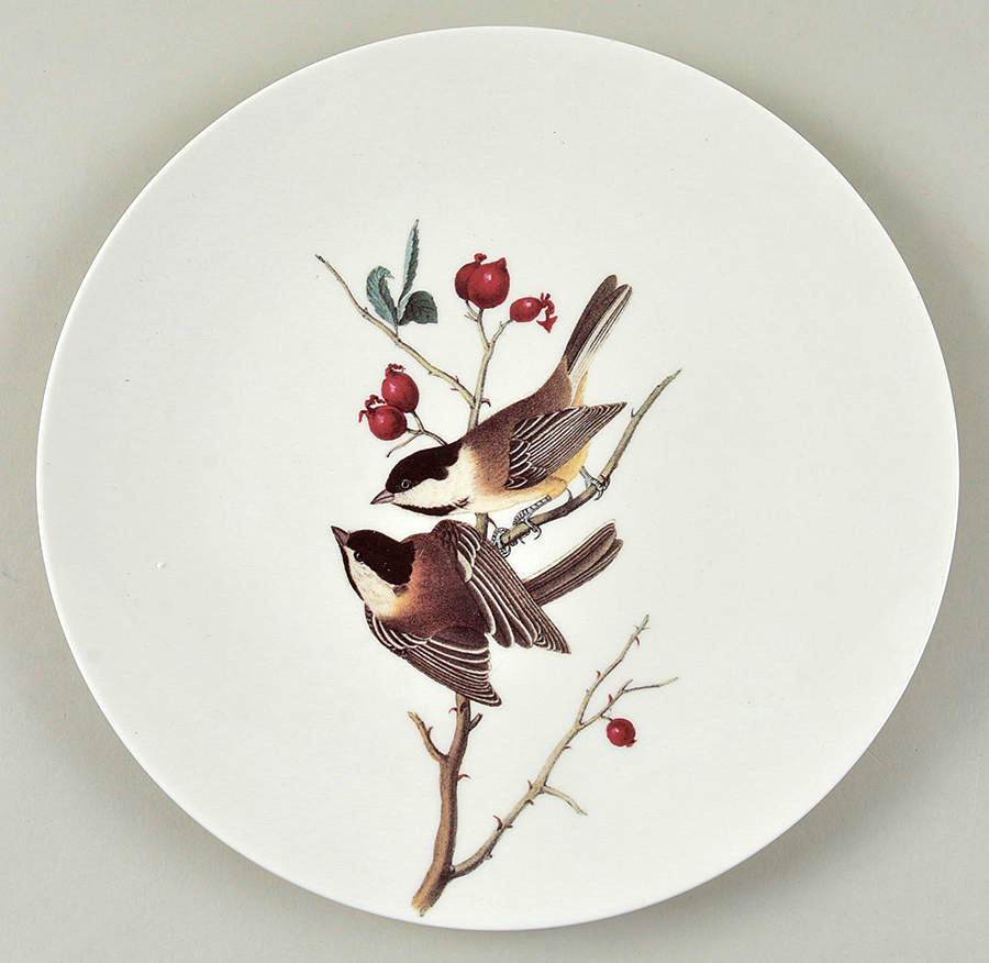 Winter Bird Dinner Plate by Grace's Teaware-1