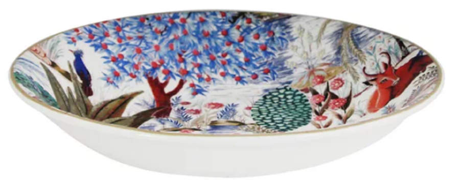 Le Jardin du Palais, The Palace Garden 8" Soup/Pasta Bowl by Faiencerie De Gien-1