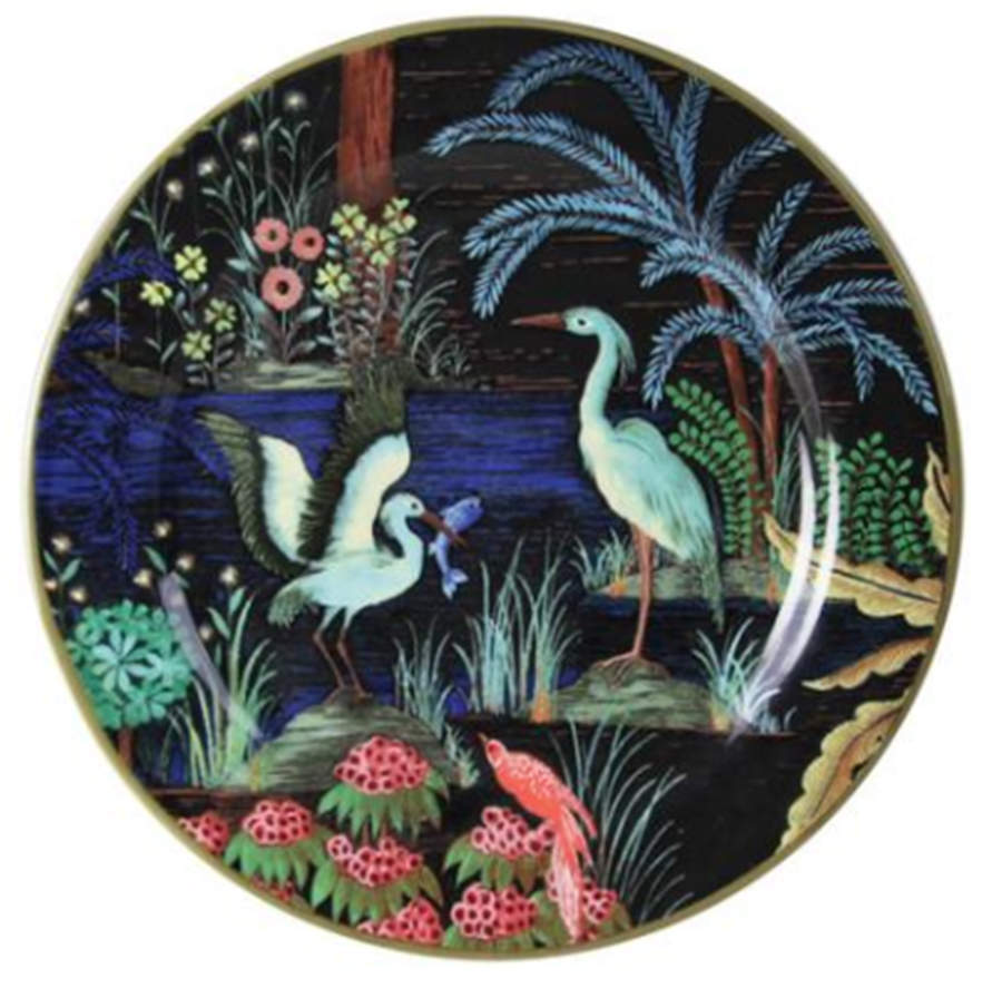 Le Jardin du Palais, The Palace Garden Coaster by Faiencerie De Gien-1