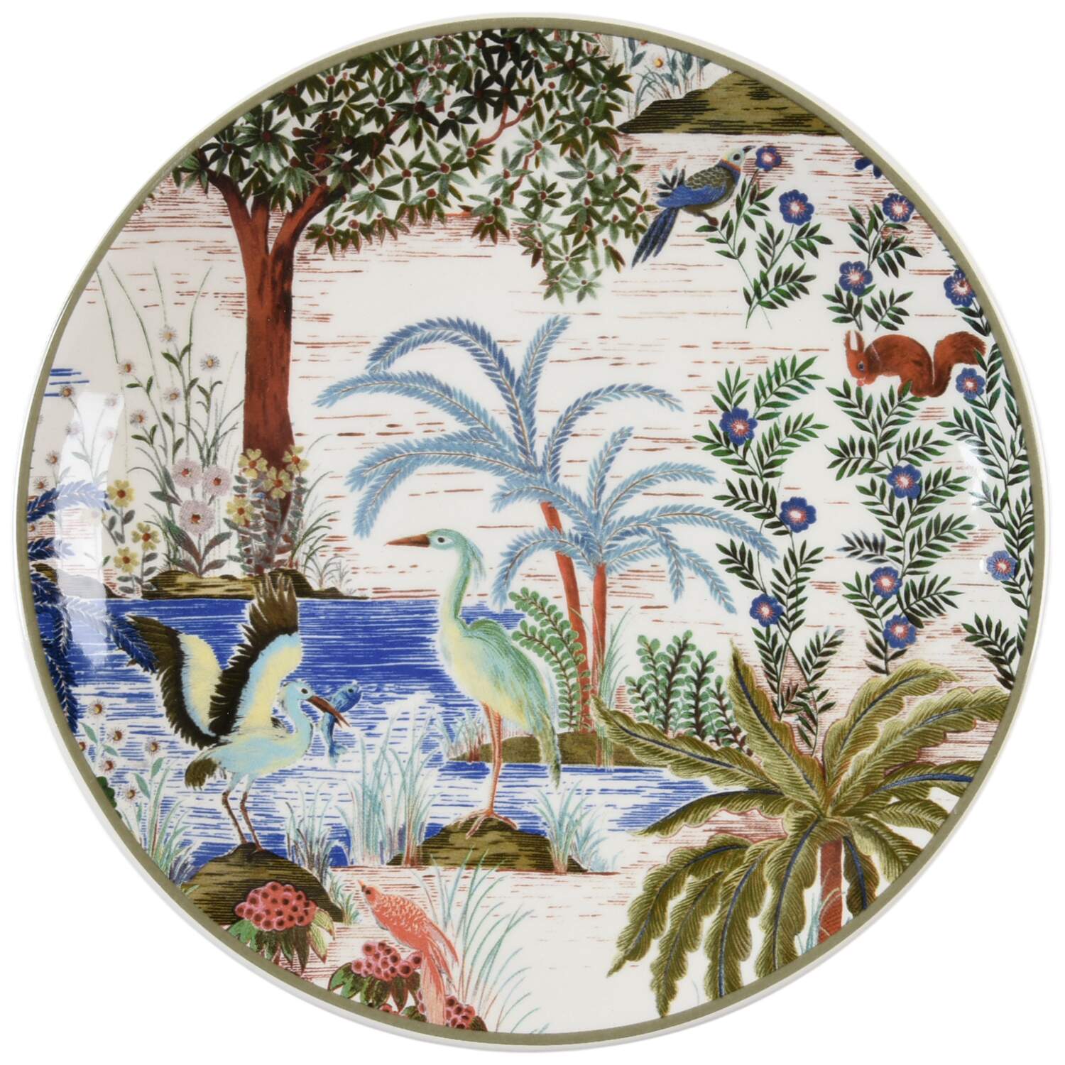 Le Jardin du Palais, The Palace Garden Canape Plate by Faiencerie De Gien-1