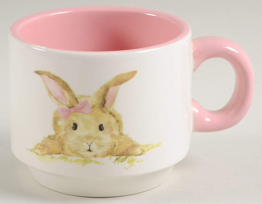 Peek a Boo Bunny Stackable Mug by Grace's Teaware-1