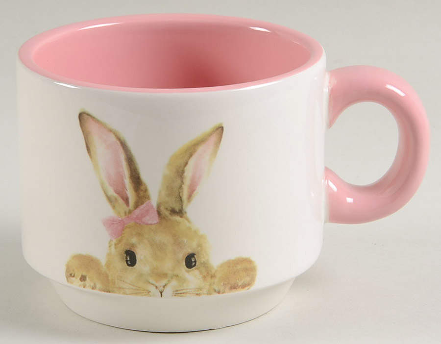 Peek a Boo Bunny Stackable Mug by Grace's Teaware-1