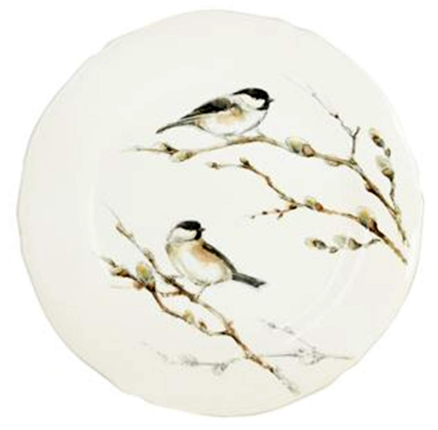 Les Oiseaux de la Foret Salad/Dessert Plate by Faiencerie De Gien-1