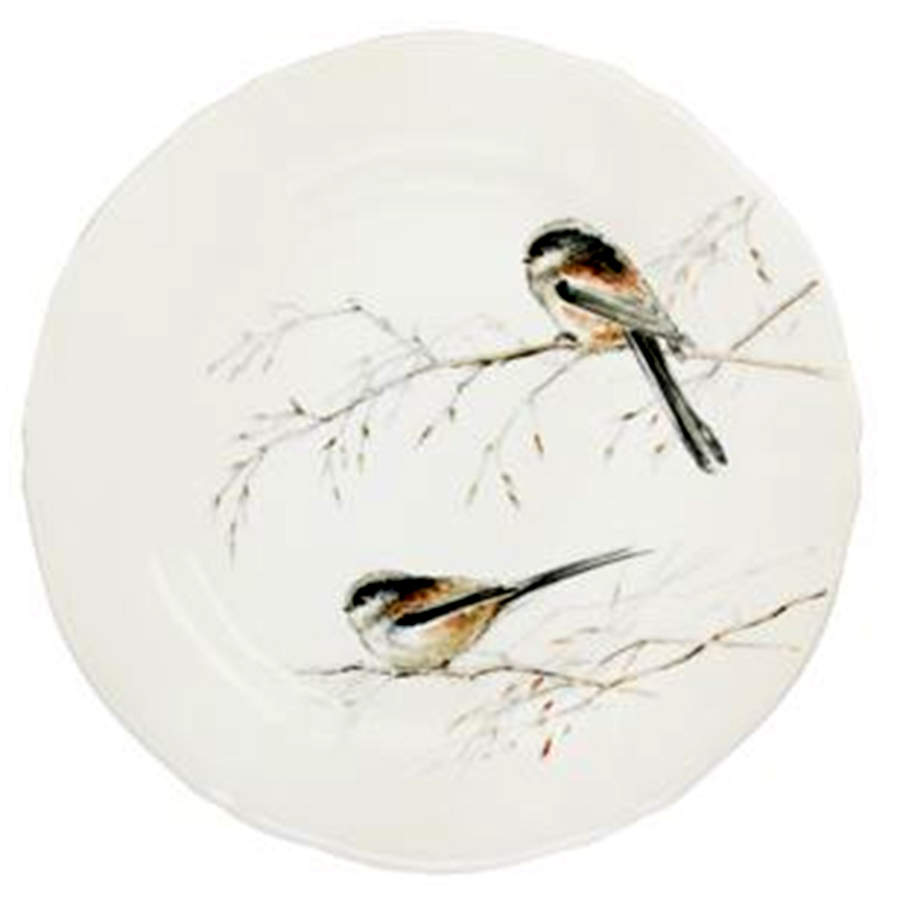 Les Oiseaux de la Foret Salad/Dessert Plate by Faiencerie De Gien-1